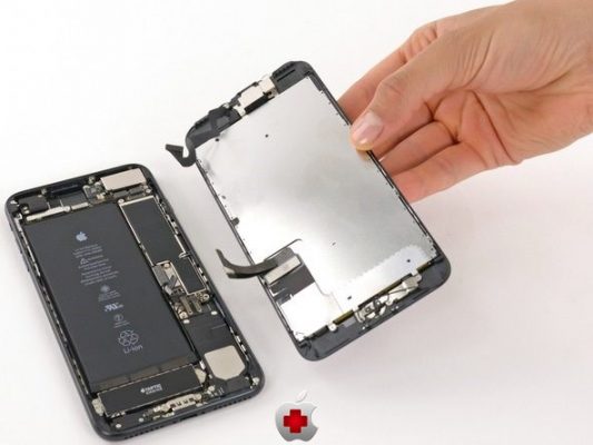 تعویض نمایشگر آیفون 7 پلاس
