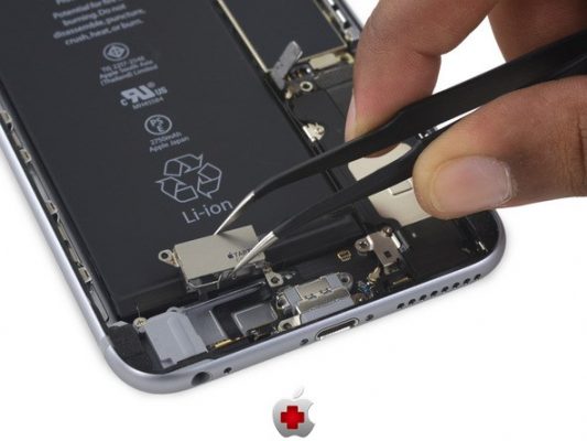 تعویض ویبراتور آیفون 6 اس پلاس