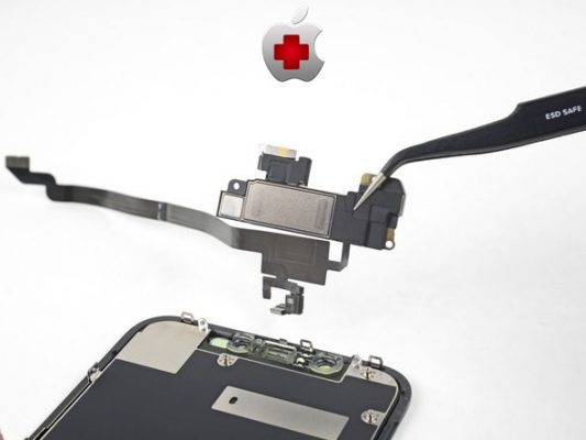 تعویض اسپیکر مکالمه آیفون XR اپل