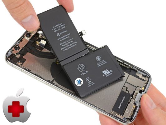 تعویض باتری آیفون X اپل