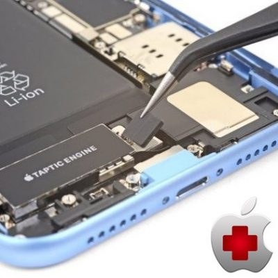 تعویض موتور ویبره آیفون XR اپل